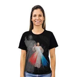 Camiseta-Jesus Misericordioso.GCA750F - GCA750F - Face de Cristo | Moda Cristã