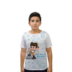Camiseta Juvenil-São Miguel .GCJ1037 - GCJ1037 - Face de Cristo | Moda Cristã