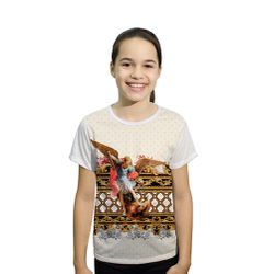 Camiseta Juvenil-São Miguel .GCJ092 - GCJ092 - Face de Cristo | Moda Cristã
