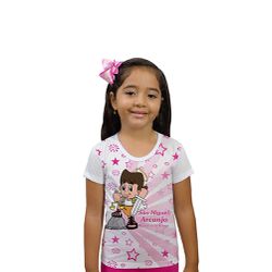 Camiseta Infantil-São Miguel Arcanjo.GCI1039 - GCI1039 - Face de Cristo | Moda Cristã