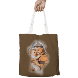 Bolsa Santo Antonio. BOL984 - BOL984 - Face de Cristo | Moda Cristã