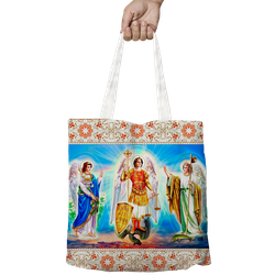Bolsa Três Arcanjos. BOL4027 - BOL4027 - Face de Cristo | Moda Cristã