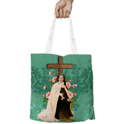 Bolsa Santa Terezinha. BOL4014 - BOL4014 - Face de Cristo | Moda Cristã