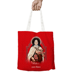Bolsa Santa Terezinha Vermelha. BOL1308 - BOL1308 - Face de Cristo | Moda Cristã