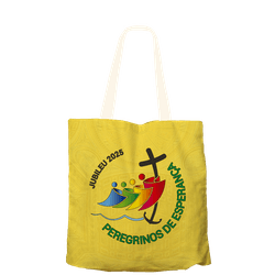 Bolsa Jubileu 2025 Amarela. BOL1459 - BOL1459 - Face de Cristo | Moda Cristã
