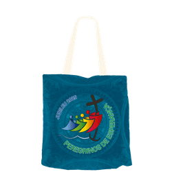 Bolsa Jubileu 2025 Azul Petroleo. BOL1456 - BOL1456 - Face de Cristo | Moda Cristã