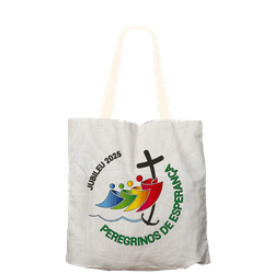 Bolsa Jubileu 2025 Branca. BOL1455 - BOL1455 - Face de Cristo | Moda Cristã