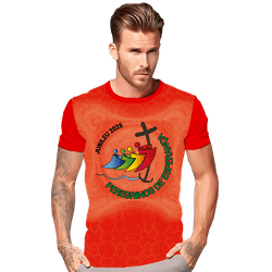 Camiseta Jubileu 2025 Vermelha. GCA1457 Vermelho - GCA1457 - Face de Cristo | Moda Cristã