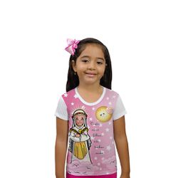 Camiseta Infantil-N.Sª Salette.GCI1226 - GCI1226 - Face de Cristo | Moda Cristã