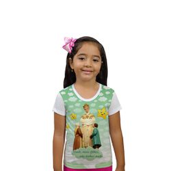 Camiseta Infantil-N.Sª Salette.GCI2004 - GCI2004 - Face de Cristo | Moda Cristã
