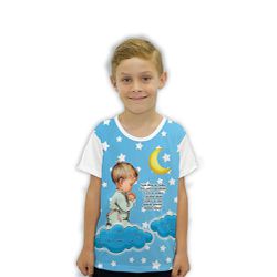 Camiseta Infantil- Anjo Da Guarda Joelho.GCI1110 - GCI1110 - Face de Cristo | Moda Cristã