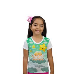 Camiseta Infantil- Dois Anjos Da Guarda.GCI1128 - GCI1128 - Face de Cristo | Moda Cristã
