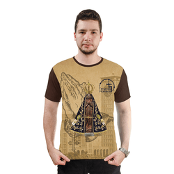 Camiseta-N.Sª Aparecida.GCA700 - GCA700 - Face de Cristo | Moda Cristã