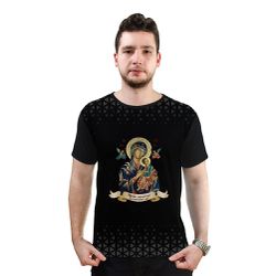 Camiseta-N.Sª Perpétuo Socorro.GCA740 - GCA740 - Face de Cristo | Moda Cristã