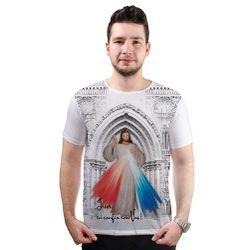 Camiseta-Jesus Misericordioso.GCA791 - GCA791 - Face de Cristo | Moda Cristã