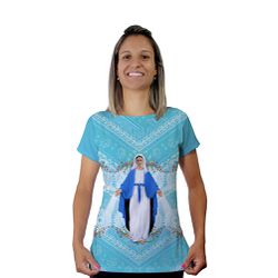 Baby Look-N.Sª das Graças.BLA175 - BLA175 - Face de Cristo | Moda Cristã