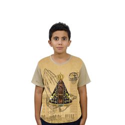 Camiseta Juvenil-Terço Dos Homens Nsa.GCJ700 - GCJ700 - Face de Cristo | Moda Cristã