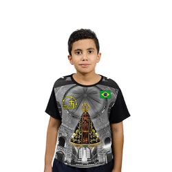 Camiseta Juvenil-Terço Dos Homens Nsa.GCJ803 - GCJ803 - Face de Cristo | Moda Cristã