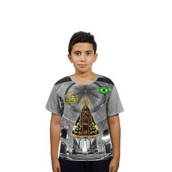 Camiseta Juvenil-Terço Dos Homens Nsa.GCJ804 - GCJ804 - Face de Cristo | Moda Cristã
