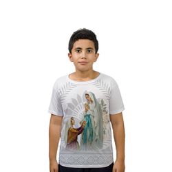 Camiseta Juvenil-N.Sª De Lourdes.GCJ830 - GCJ830 - Face de Cristo | Moda Cristã