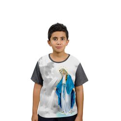 Camiseta Juvenil-N.Sª Das Graças.GCJ812 - GCJ812 - Face de Cristo | Moda Cristã