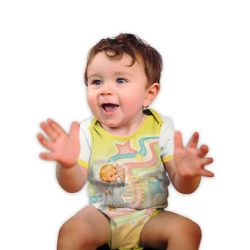 Body Bebe-Anjo Concha.BMC1010 - BMC1010 - Face de Cristo | Moda Cristã