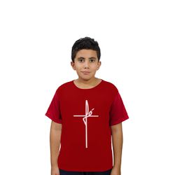 Camiseta Juvenil-Fé.GCJ675 - GCJ675 - Face de Cristo | Moda Cristã
