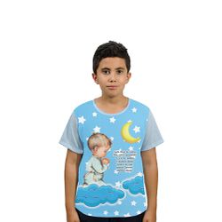 Camiseta Juvenil-Anjo Da Guarda De Joelho.GCJ1110 - GCJ1110 - Face de Cristo | Moda Cristã