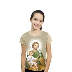 Camiseta Juvenil-São José.GCJ621 - GCJ621 - Face de Cristo | Moda Cristã