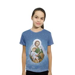 Camiseta Juvenil-São José.GCJ642 - GCJ642 - Face de Cristo | Moda Cristã