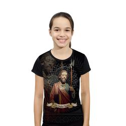 Camiseta Juvenil-São Judas Tadeu.GCJ819 - GCJ819 - Face de Cristo | Moda Cristã