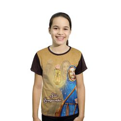 Camiseta Juvenil-São Longuinho.GCJ724 - GCJ724 - Face de Cristo | Moda Cristã