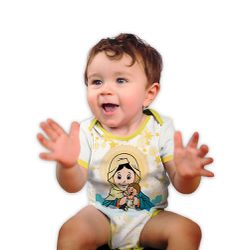Body Bebe-Mãe Rainha.BMC1056 - BMC1056 - Face de Cristo | Moda Cristã