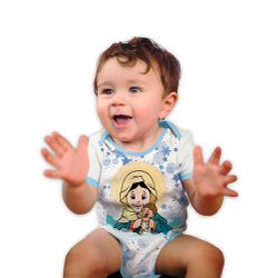 Body Bebe-Mãe Rainha.BMC1224 - BMC1224 - Face de Cristo | Moda Cristã