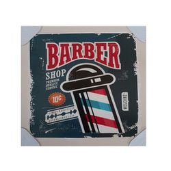 QUADRO 30X30CM BARBER - Fechacom