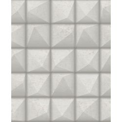 PAPEL DE PAREDE GEOMETRICO 0,53X10MT - Fechacom