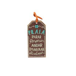 MINI PLACAS 15X7,5CM PRAIA - Fechacom