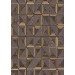 PAPEL DE PAREDE GEOMETRICO 0,53X10MT - Fechacom