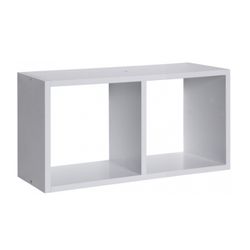 NICHO DUPLO 56X28X20CM BRANCO - Fechacom