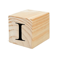 CUBO PINUS LETRA - I - Fechacom