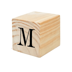 CUBO PINUS LETRA - M - Fechacom