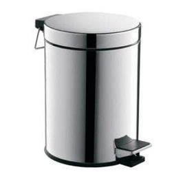 CESTO DE LIXO INOX C/PEDAL 5L UN UNICO - Fechacom