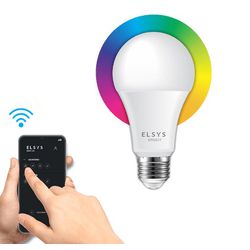 LAMPADA WI-FI RGB+W 2700K COM CONTROLE VIA APLICAT... - Fechacom