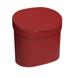 Lixeira com tampa para pia 4 L – Vermelho Bold - Fechacom