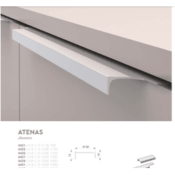 PERFIL PUX 600MM AL. ANJAT ATENAS 4441 - Fechacom