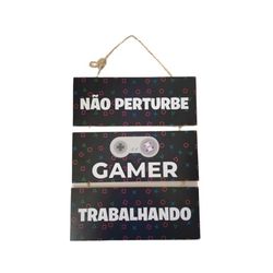 JOGO PLACAS CORDA C/3 NÃO PERTURBE - Fechacom