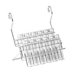 PORTA TEMPEROS 12 TUB CROMADO - Fechacom