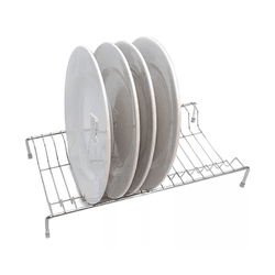 ORGANIZADOR P/18PRATOS CROM. COM PBS ARAME 5,50MM - Fechacom