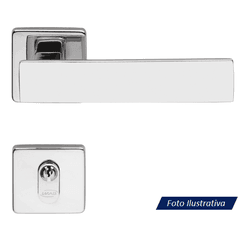 FECHADURA WC ZM ROS METRO LIGHT CR 55MM PADO - Fechacom