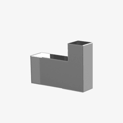 GANCHO SIMPLES MANNA 25X15MM - Fechacom